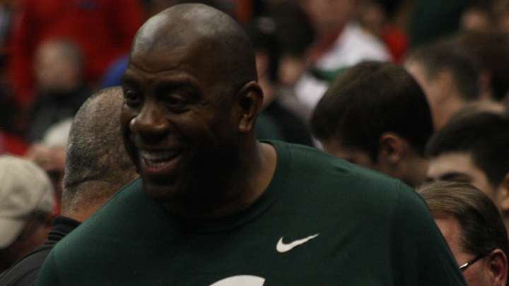 Spartan/NBA ICON Earvin "Magic" Johnson Trolls Draymond Green's Critics & It's EPIC!