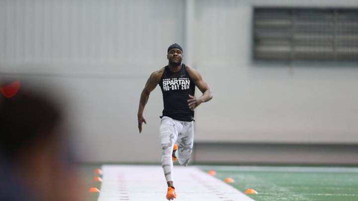 Great Michigan State Football Video From NFL Pro Day:  WR Aaron Burbridge!