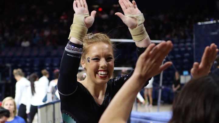MSU gymnastics wins in Illinois