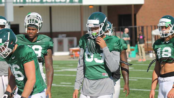 Terrific Must See Video: Three Coaches & Eight Players After Michigan State Football Practice Terrific Must See Video: Three Coaches & Eight Players After Michigan State Football Practice