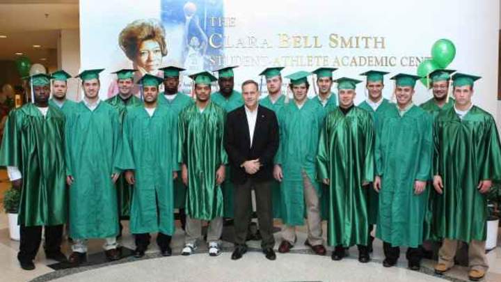 Seven Michigan State Spartan Football Players Participate In 2011 Spring Commencement