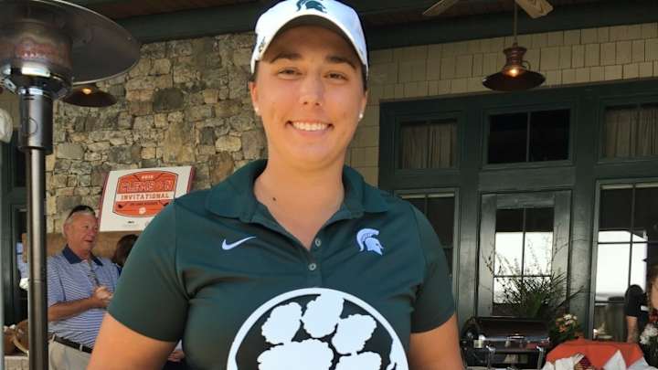 Michigan State's Katie Sharp Wins Clemson Invitational Michigan State's Katie Sharp Wins Clemson Invitational