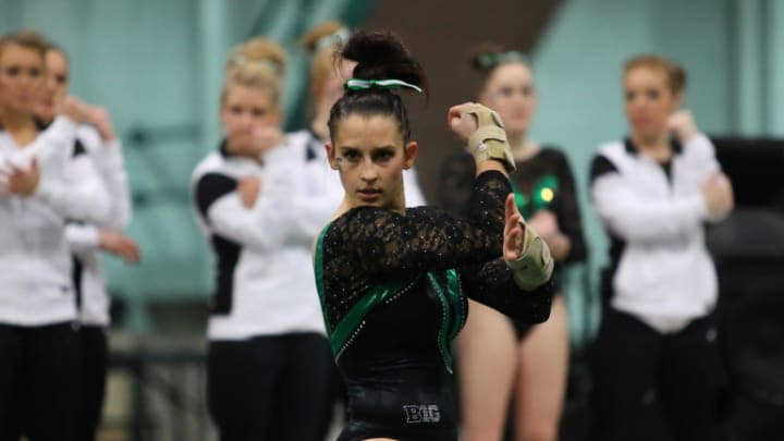 MSU GYMNASTICS: Strong Floor, Vault Rotations Help MSU to Seventh-Place Finish at Big Tens