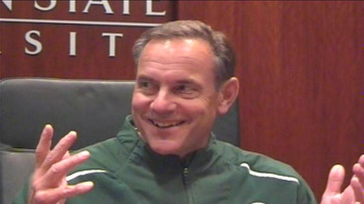Great New Spartan Football Video Up Now!  Coach Mark Dantonio Spent Over 20 Minutes Tonight From his Office Suite Talking with the Media About All Things Spartan Football.  We Have it Up Now For FREE and In Streaming When You Click on the Hondo's House IC