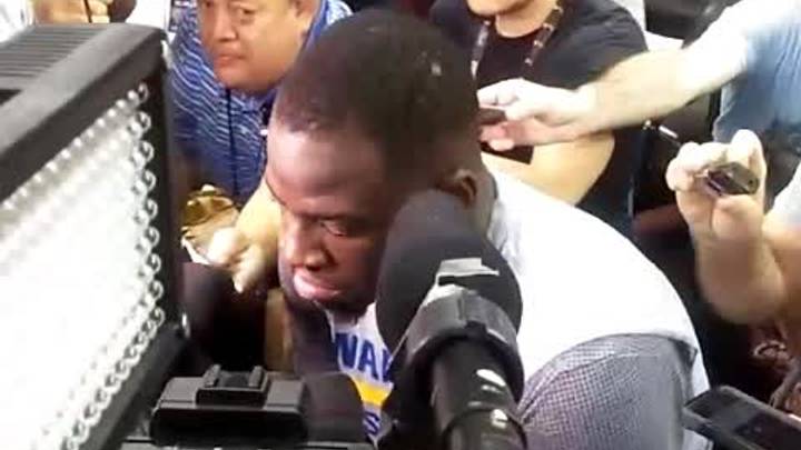 VIDEO Moments Ago Spartan & NBA Golden State Warrior Draymond Green Discussed Tonight's Game & Being Back!