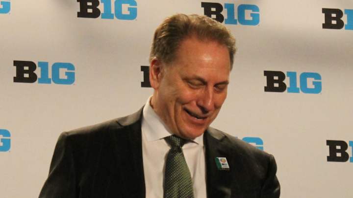 EXCELLENT VIDEO:  Tom Izzo & 2 Players from the Locker Room Post Win Over MD at B1G Tournament!