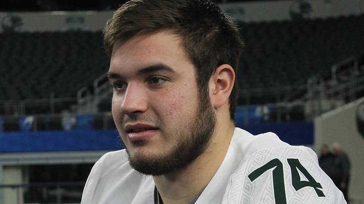 Spartan Coach Mark Dantonio Tells Pro Teams What They’ll See at NFL Combine from Jack Conklin Spartan Coach Mark Dantonio Tells Pro Teams What They’ll See at NFL Combine from Jack Conklin