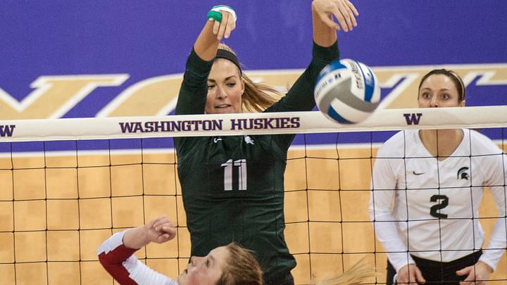 MSU VOLLEYBALL: Spartans Sweep No. 24 Arkansas State in NCAA First Round