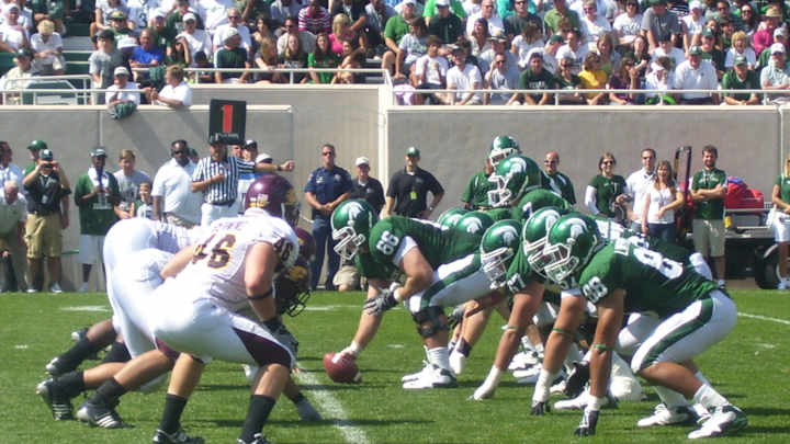 Red Shirt Sophomore Zach Hueter in Play for Starting Right Tackle with the Spartans