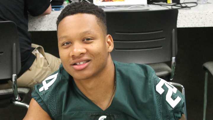 Michigan State RB Gerald Holmes As You've Never Seen Him Off the Field...AMAZING!