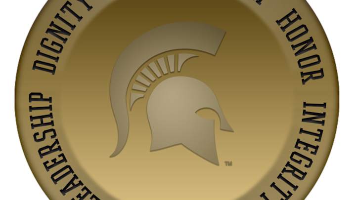 Spartan Fans Are Encouraged To Raise Their Shield