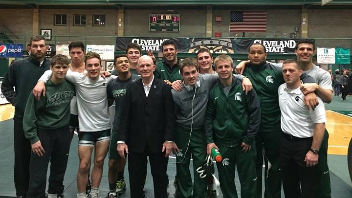 Spartans Rally to Defeat Cleveland State as Minkel Wins Final Career Dual Spartans Rally to Defeat Cleveland State as Minkel Wins Final Career Dual