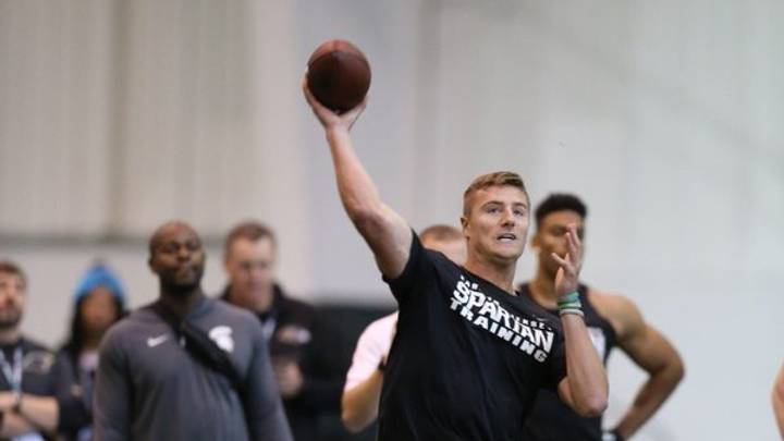 SUPER Michigan State Football NFL Pro Day Video:  QB Connor Cook!