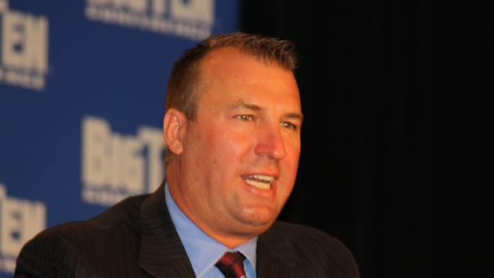 Coach Bret Bielema Highlights from Media Day here in Chicago