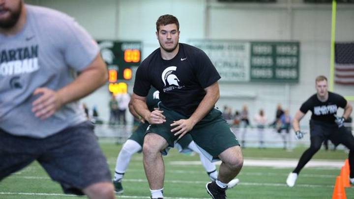 Terrific Michigan State Football Video from NFL Pro Day:  LT Jack Conklin!