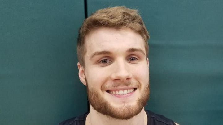 Michigan State Spartans Kyle Ahrens After Practice Michigan Wolverines WeeK Michigan State Spartans Kyle Ahrens After Practice Michigan Wolverines WeeK