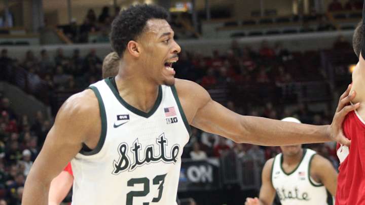 Michigan State’s Xavier Tillman, Aaron Henry in East Lansing