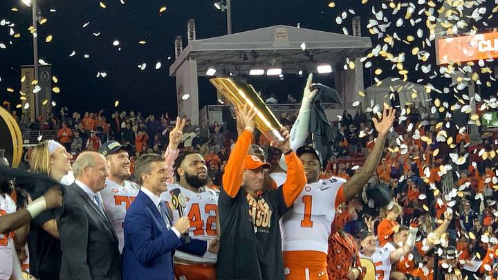 Swinney found joy in the moment-- not the accomplish