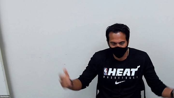 Video: Miami Heat coach Erik Spoelstra discusses casual attire in Orlando Video: Miami Heat coach Erik Spoelstra discusses casual attire in Orlando