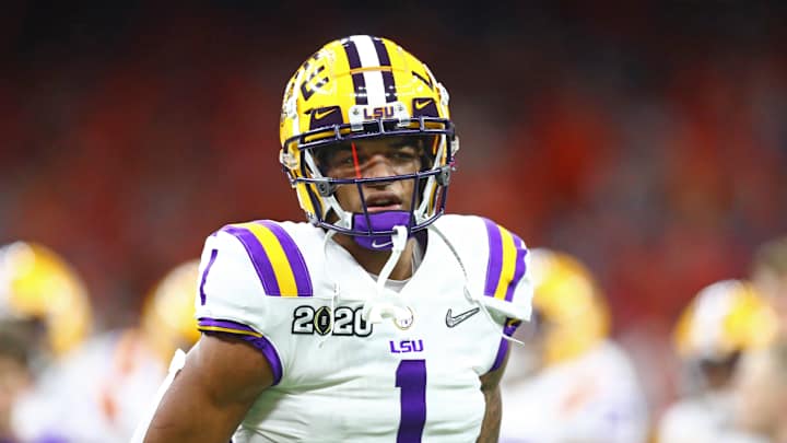 LSU Football Receiver Ja'Marr Chase Building That Connection With Quarterback Myles Brennan