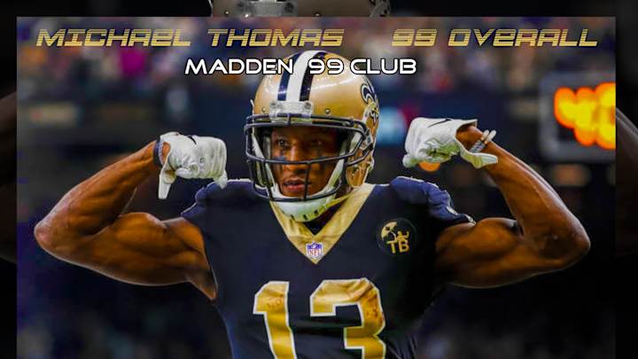 Michael Thomas joins the Madden 99 Club