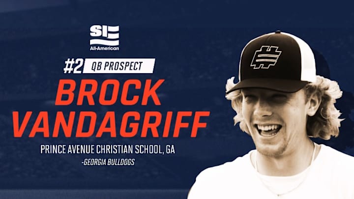 Georgia Football Commit, Brock Vandagriff Ranked No. 2 Overall QB by SI Georgia Football Commit, Brock Vandagriff Ranked No. 2 Overall QB by SI