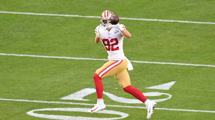 Ross Dwelley vs. Charlie Woerner: 49ers Training Camp Battle