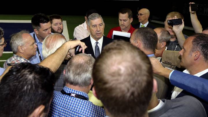 Bob Bowlsby Says No Reason to Announce Football Season Decision Yet and No Penalty on Waiting Bob Bowlsby Says No Reason to Announce Football Season Decision Yet and No Penalty on Waiting