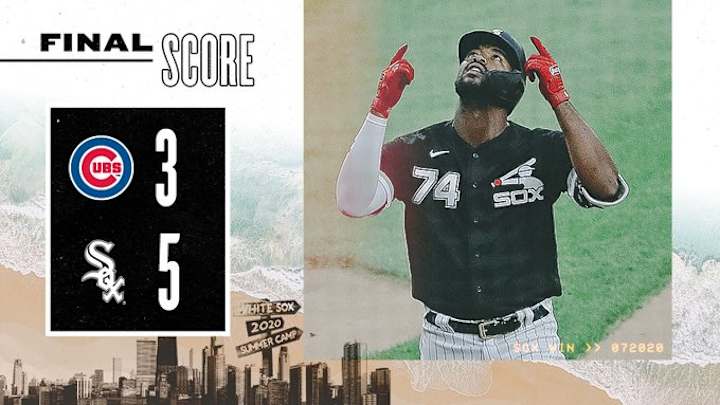 Thanks, Cubs! Eloy's grand slam sends the Sox to the win column in back-to-back nights
