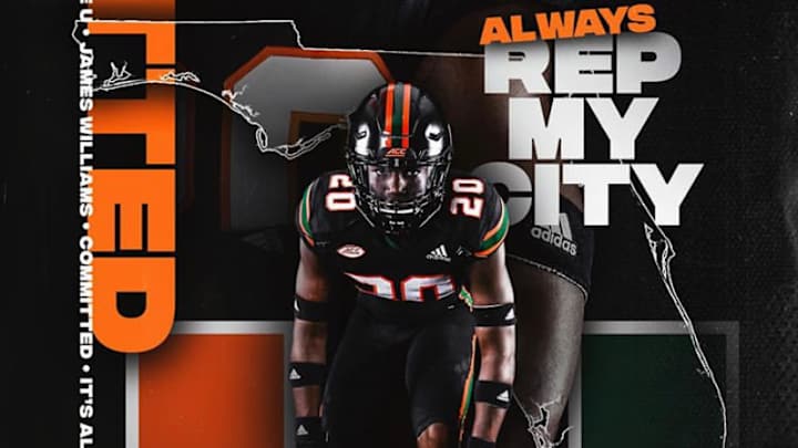James Williams Commits to Miami Football