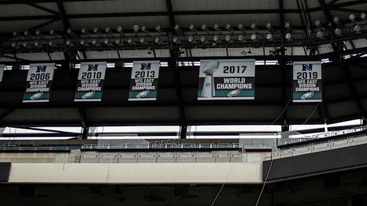 Eagles Raise Latest Championship Banner