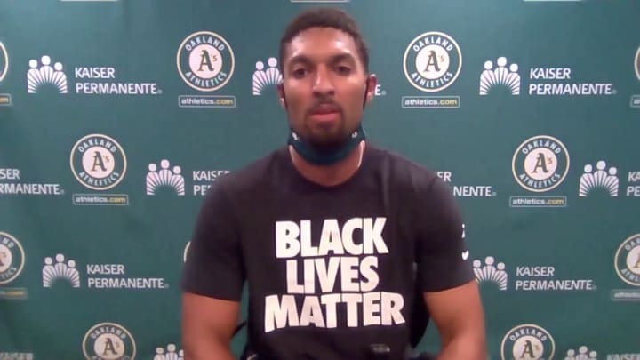 Athletics Incorporate Black Lives Matter into 2020 Season Opener Athletics Incorporate Black Lives Matter into 2020 Season Opener