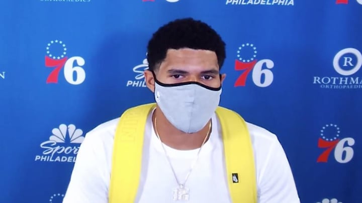 76ers' Tobias Harris Uses Postgame Platform to Call out Daniel Cameron Once More 76ers' Tobias Harris Uses Postgame Platform to Call out Daniel Cameron Once More