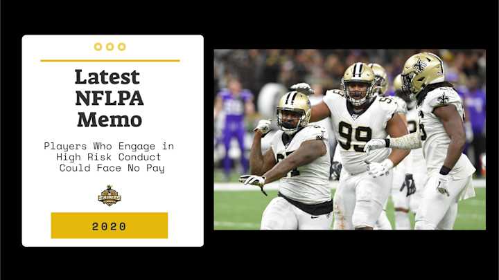 Saints Players engaging in "High Risk Conduct" may face team discipline Saints Players engaging in "High Risk Conduct" may face team discipline