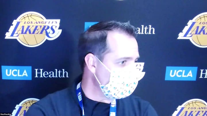 Lakers Coach Frank Vogel Said Lakers Still Have A Ways To Go Before They're A Finished Product Lakers Coach Frank Vogel Said Lakers Still Have A Ways To Go Before They're A Finished Product