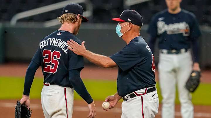 Brian Snitker talks about the rotation Brian Snitker talks about the rotation