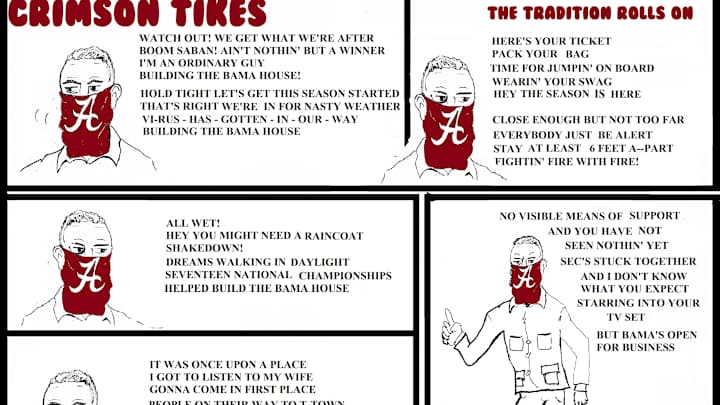 Crimson Tikes: Byrne's Building the Bama House Crimson Tikes: Byrne's Building the Bama House