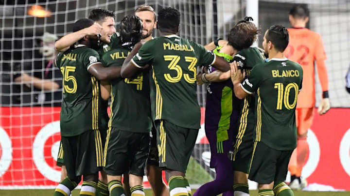 Portland Overcomes Late Gaffe, Edges FC Cincinnati on PKs to Reach MLS Quarterfinals Portland Overcomes Late Gaffe, Edges FC Cincinnati on PKs to Reach MLS Quarterfinals