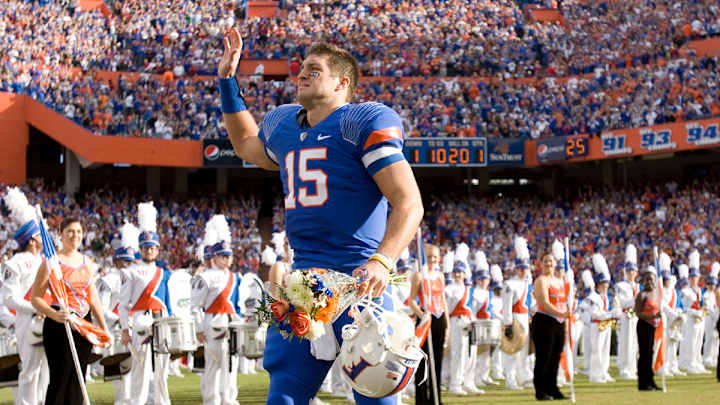 Florida Gators to Honor 2023 CFB Hall of Fame Electee Tim Tebow vs. FSU