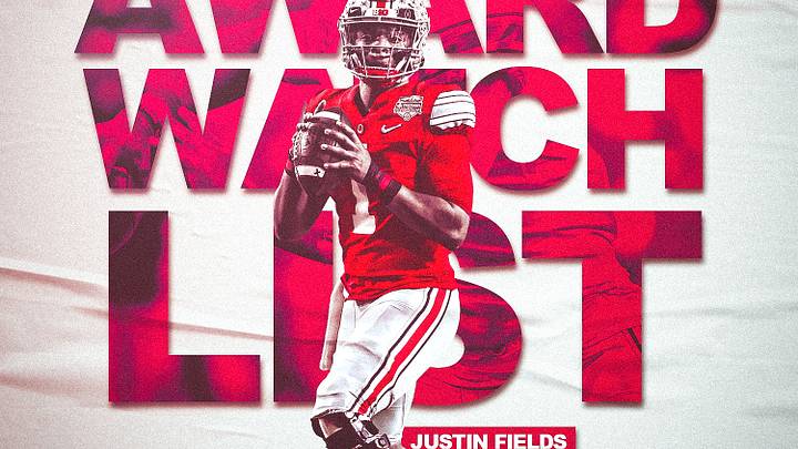 Justin Fields on Manning Award Watch List Justin Fields on Manning Award Watch List