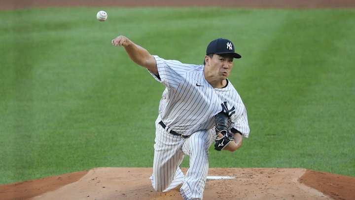 Masahiro Tanaka Makes First Start Since Line Drive Off Head, Paves Way to Victory Over Red Sox Masahiro Tanaka Makes First Start Since Line Drive Off Head, Paves Way to Victory Over Red Sox