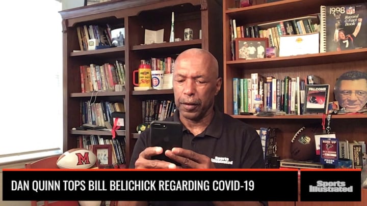 Yeah, '28-3,' But Dan Quinn Tops Bill Belichick Regarding COVID-19 Yeah, '28-3,' But Dan Quinn Tops Bill Belichick Regarding COVID-19