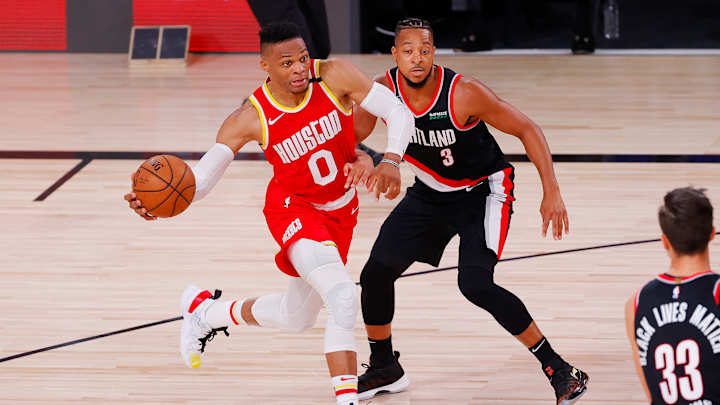 How Can Russell Westbrook, Rockets Break the Harden Trap?