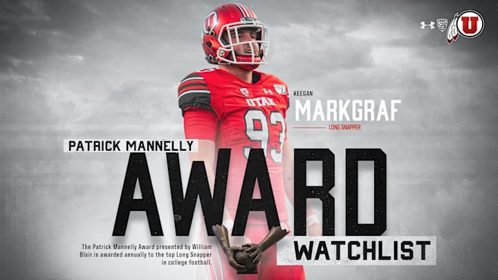 Utah LS Keegan Markgraf named to Mannelly award watch list