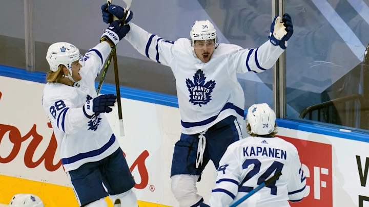 Auston Matthews Scores Power-Play Goal in OT, Leafs Tie Series With Blue Jackets