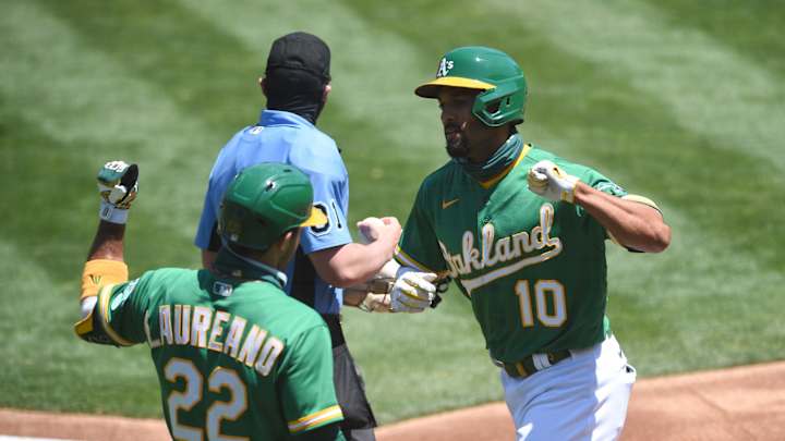 Athletics' Semien to be Held Out of Swinging a Bat Drills as his Left Side Heals