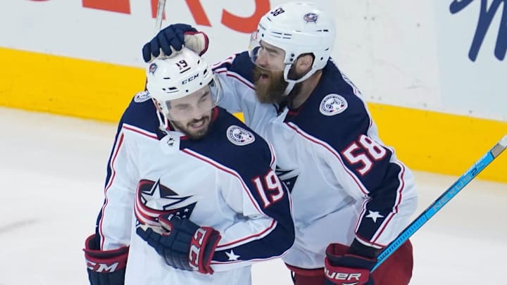 Blue Jackets Reach First Round of NHL Playoffs With Win Over Maple Leafs