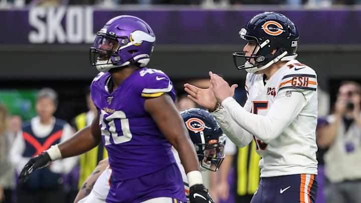 Eddy Pineiro Kicking Alone After Bears Cut Ramiz Ahmed