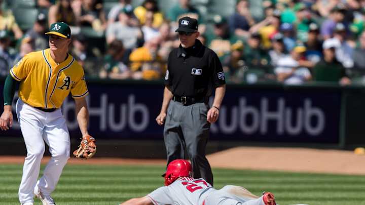 Athletics’ Chapman Enjoys his Talks with Angels’ Trout & Pujols