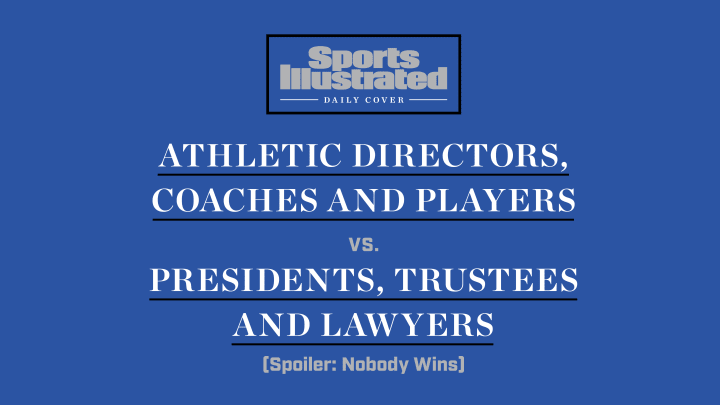 'The Most Intriguing Battle in NCAA History': As College Football Fragments, What Next?